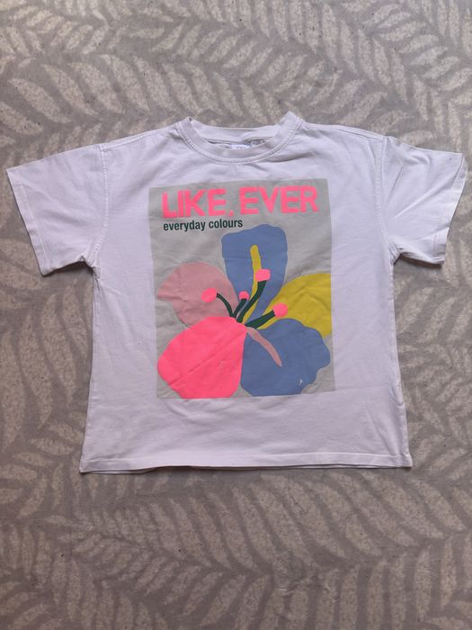 Детска лятна тениска ZARA "LIKE, EVER" (11-12 г. / 152 см)