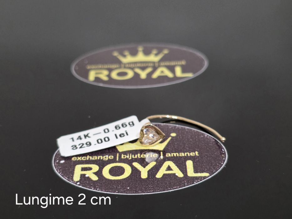 Bijuteria Royal: Cercel aur 14k/0.66gr