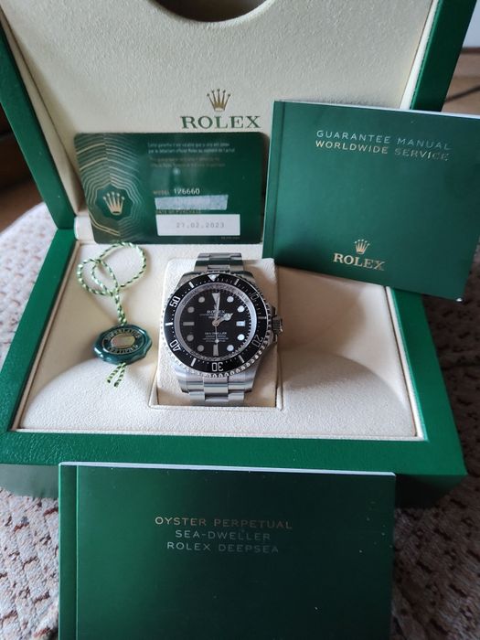Rolex sea-dweller deepsea 44mm black dial 2023