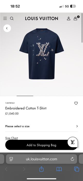 Продавам оригинална тениска на louis vuitton