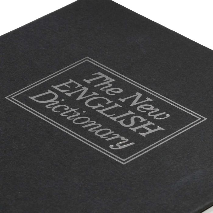 Seif ascuns in carte 24x15.5 cm incuietoare cu cheie cutie metalica