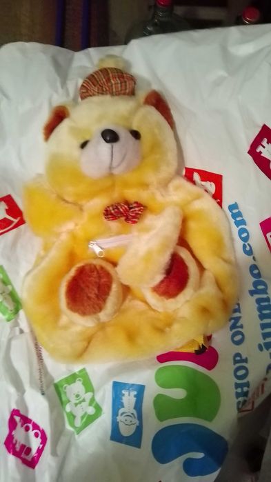 Детски плюшени  ранички 2 броя