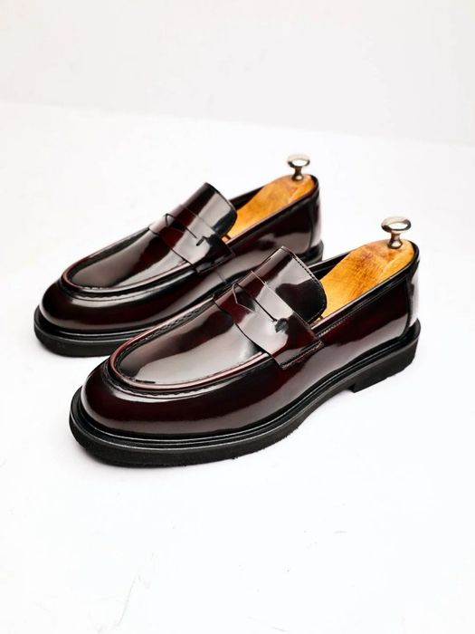 Мъжки обувки от 100% естествена кожа! Ръчна изработка!