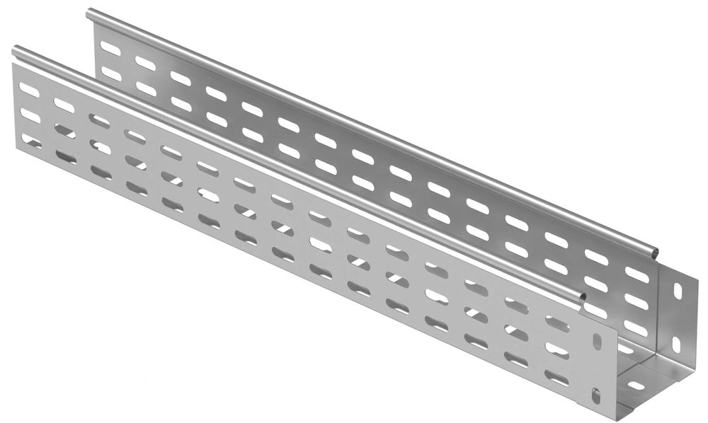 Перфорированный кабельный лоток H:100 W:200 Т:0,6 / L:3000