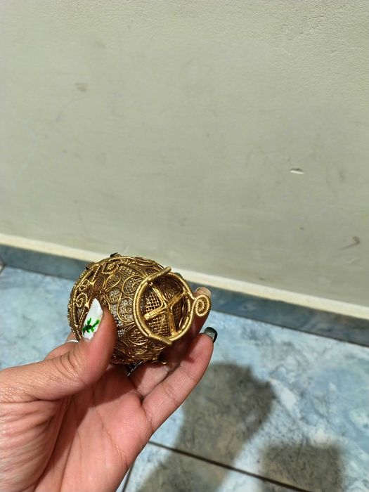 Уникално Красиво Филигранено Яйце Бижутерка