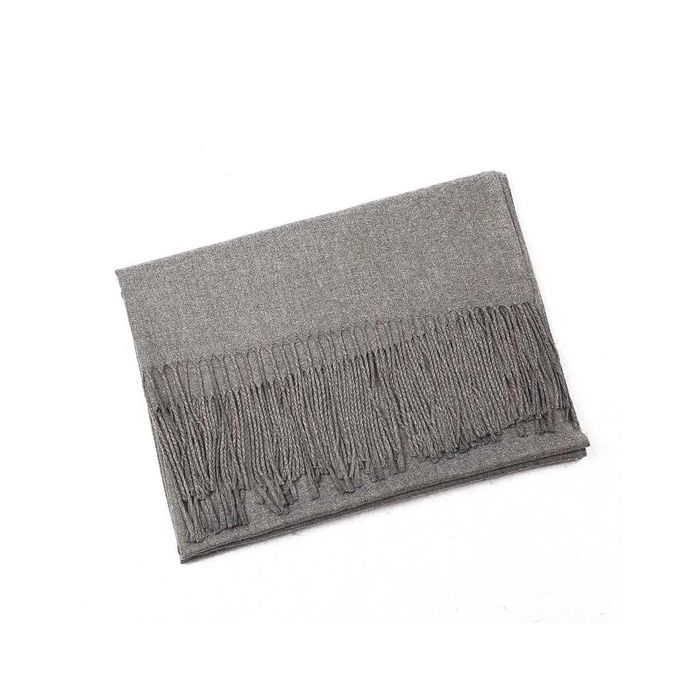 Унисекс шал в сив цвят