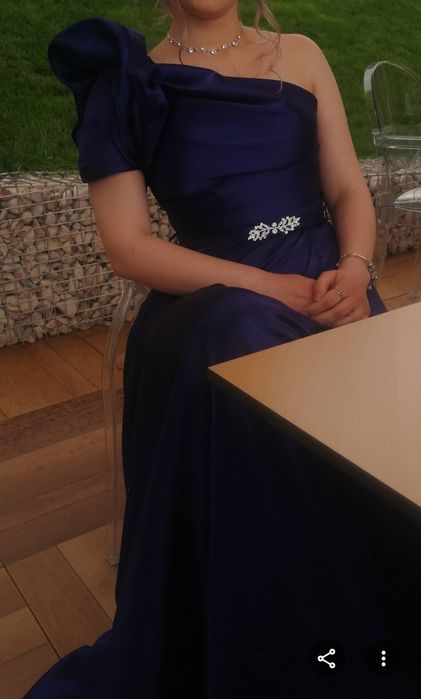 Rochie albastra eleganta