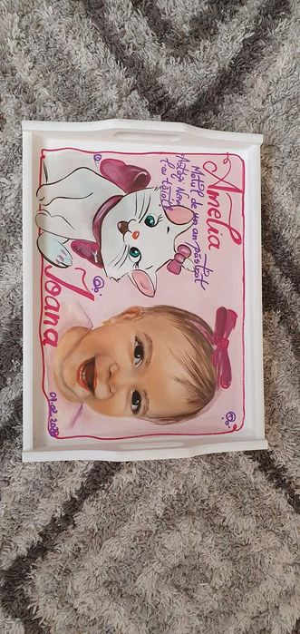 Tavita portret pictata manual