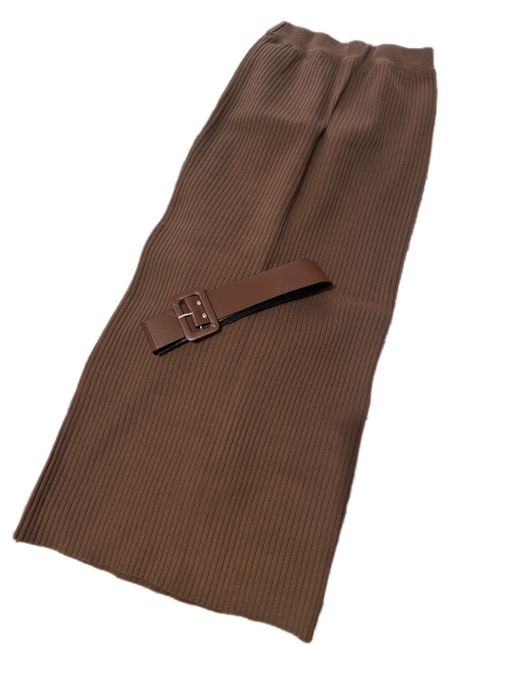 Юбка в пол тёплая лапша