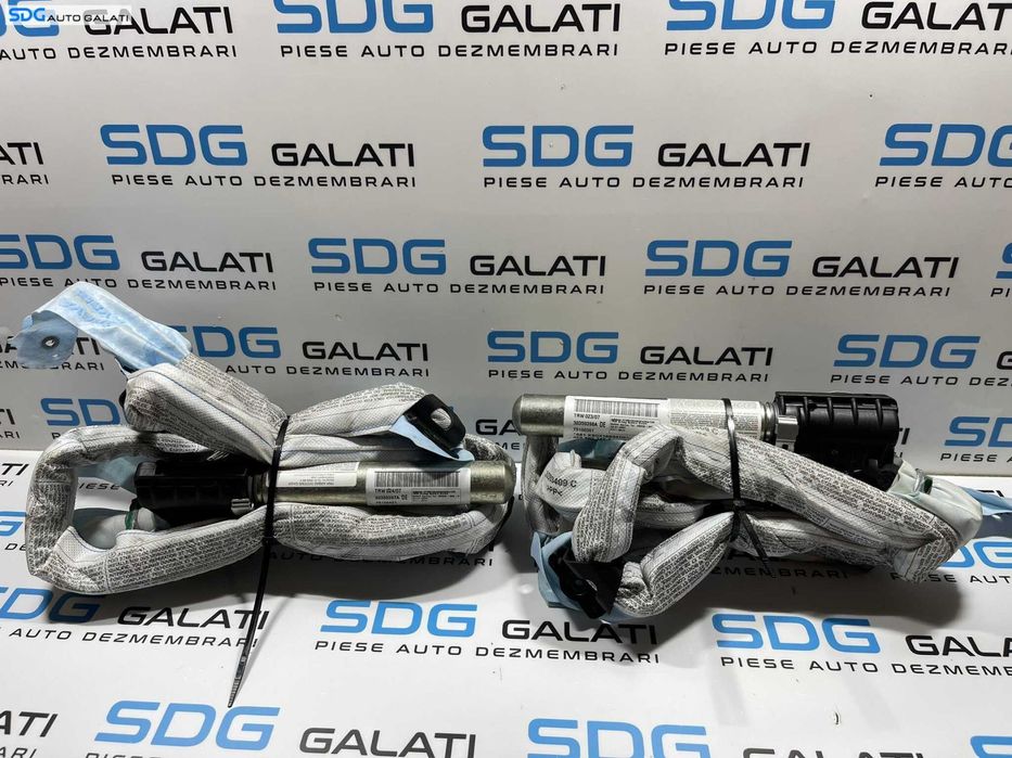 Set Airbag-uri Cortina Laterale Stanga Dreapta Audi A6 C6 Avant Break 2005 - 2011 Cod 4F9880742A 4F9880741A 30359398A 30359397A