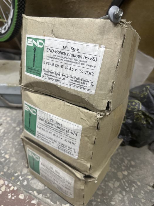 Винт кровельный оцинкованный