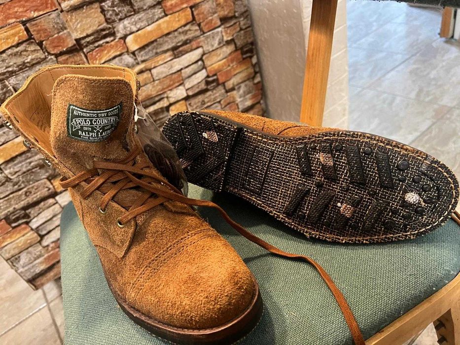 Нови мъжки обувки Ralph Lauren 42 номер от естествена кожа