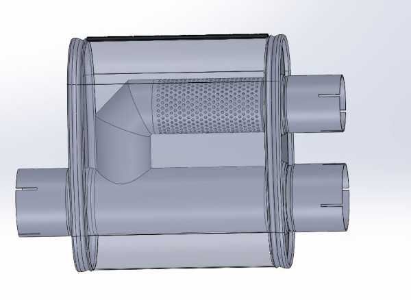 Спортно гърне Simons 140x270mm Ф76мм+Ф63мм