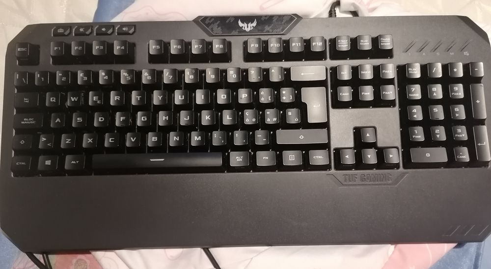 Tastatura gaming ASUS TUF Gaming K5, switch-uri Mech-Brane, RGB,