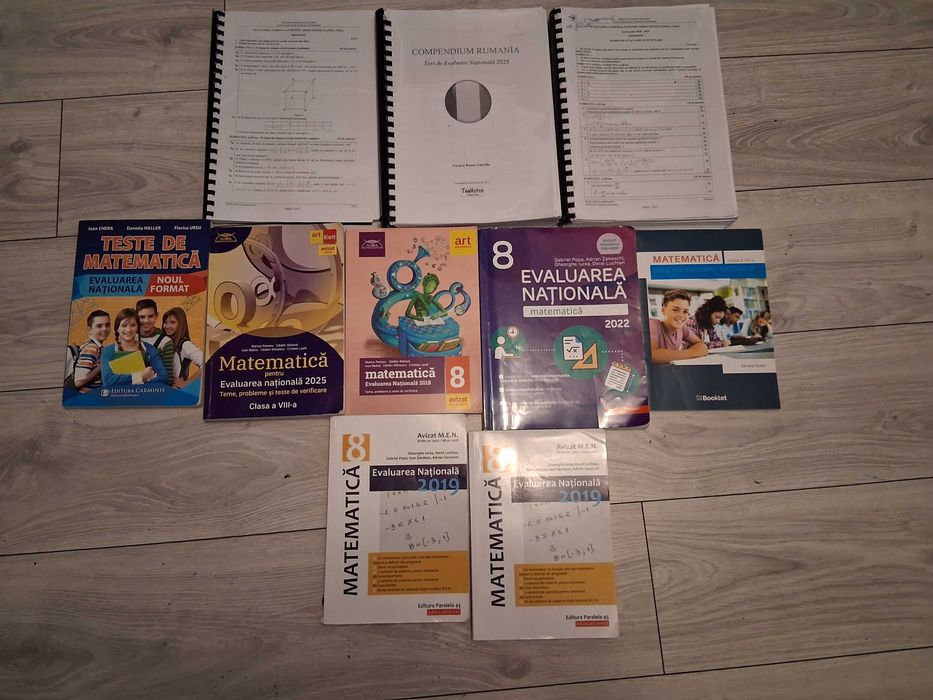 Culegeri matematica clasa 7-8 pentru pregatire evaluare nationala