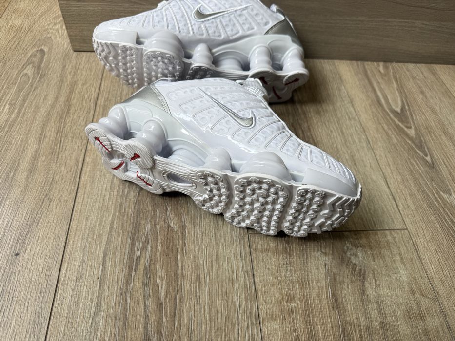 Nike Shox TL White Metallic Silver