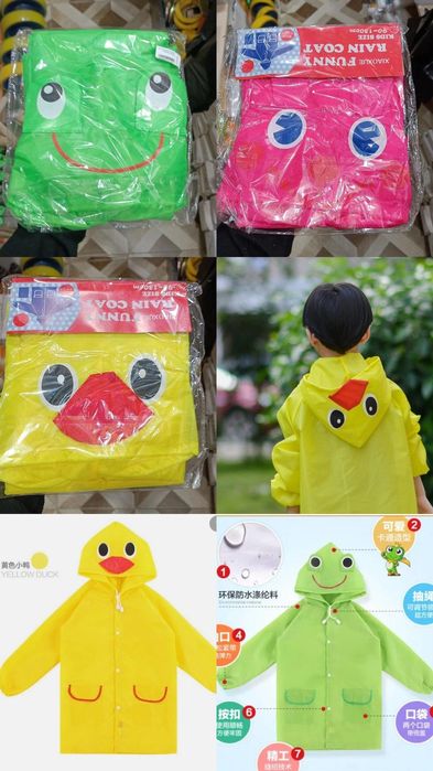 Дождевик для мальчика или девочки плащ для дождя ветровка