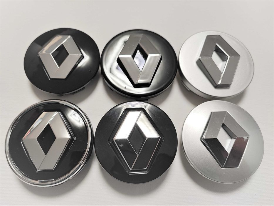 Капачки за джанти Рено сиви/черни