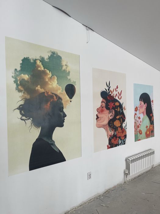 Настенная печать вертикальным принтером Epson