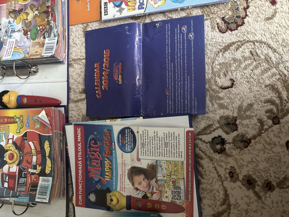 Magic Happy English setul complet cu 2 stilouri