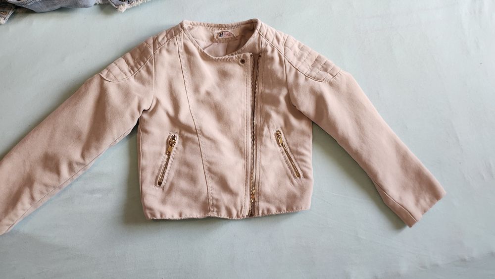 Детско кожено, дънково яке сако