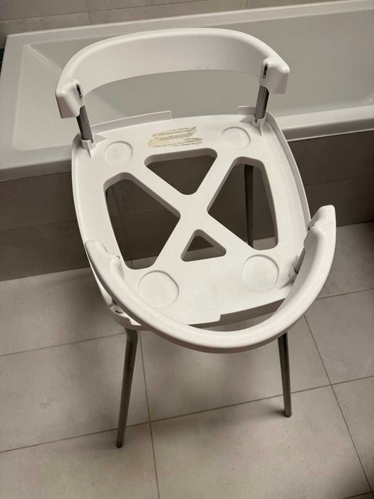 Cădiță electronică (temperatură, cântar) pentru baie bebeluși Aqua Scale Gen 3.0 cu suport