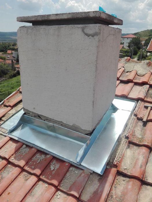 Монтаж на улуци,водосточни тръби обшиване на комини