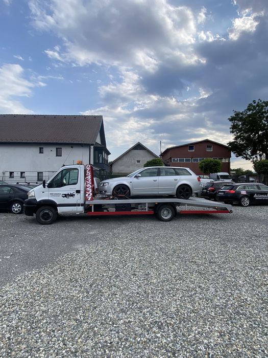 Tractări Auto Sibiu NON-STOP | Platformă Auto 24/7 | SAN Logistic ING