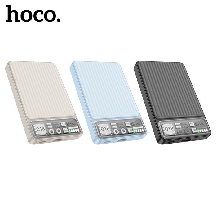 Hoco Q18 Tourer 2in1 Magnetic Power Bank 10000mAh 22.5W iPhone 15