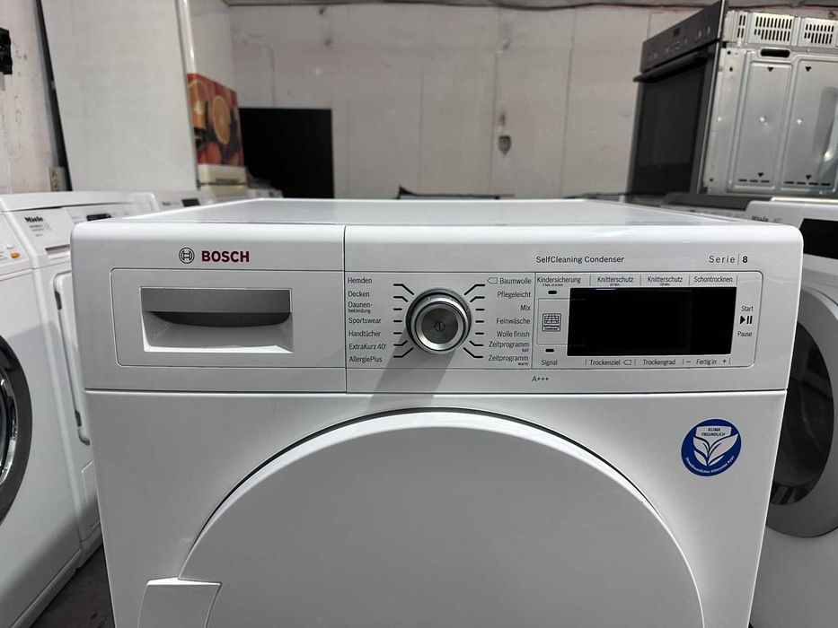 Сушилня +гаранция. BOSCH ТЕРМОПОМПА КЛАС А+++ 8кг . Доставка за София