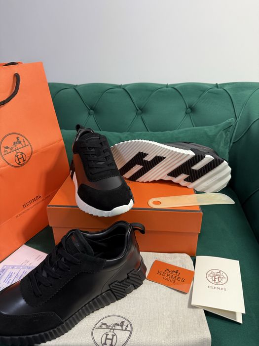 Adidasi Hermes piele naturala 100% Full Box colectie noua