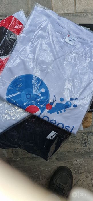 Футболки с логотипом Pepsi/CocaCola