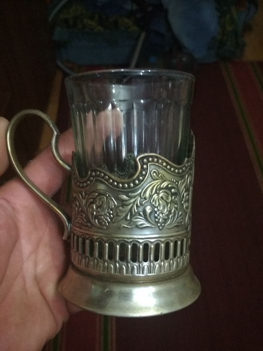 Мельхиоровый подстаканник