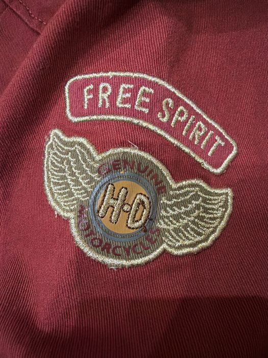 Harley Davidson бордо яке