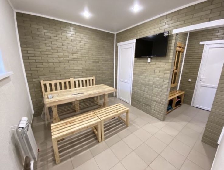 Новая баня на дровах