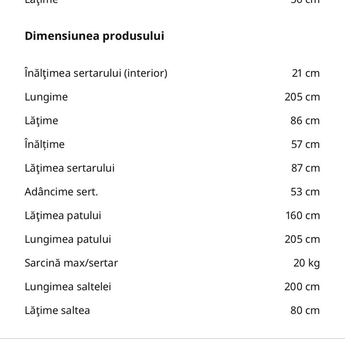 Pat Brimnes Ikea 80 x 200 cm / 160 x 200 cm