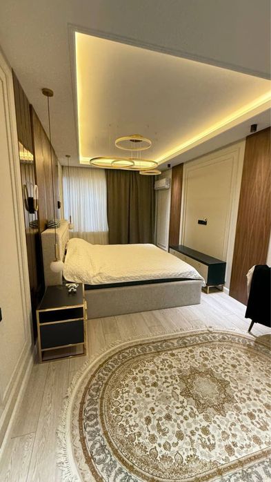 Ц-15 ЖАНГОХ Новостройка 4/6/8 Евроремонт с меб+тех обш: 200 кв.м Абай