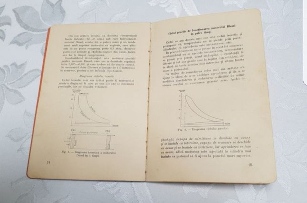 Carte tehnică veche ,,Motorul diesel" - 1941 Constantin Mihăilescu