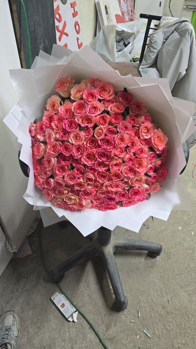 Букет роза 101 штук