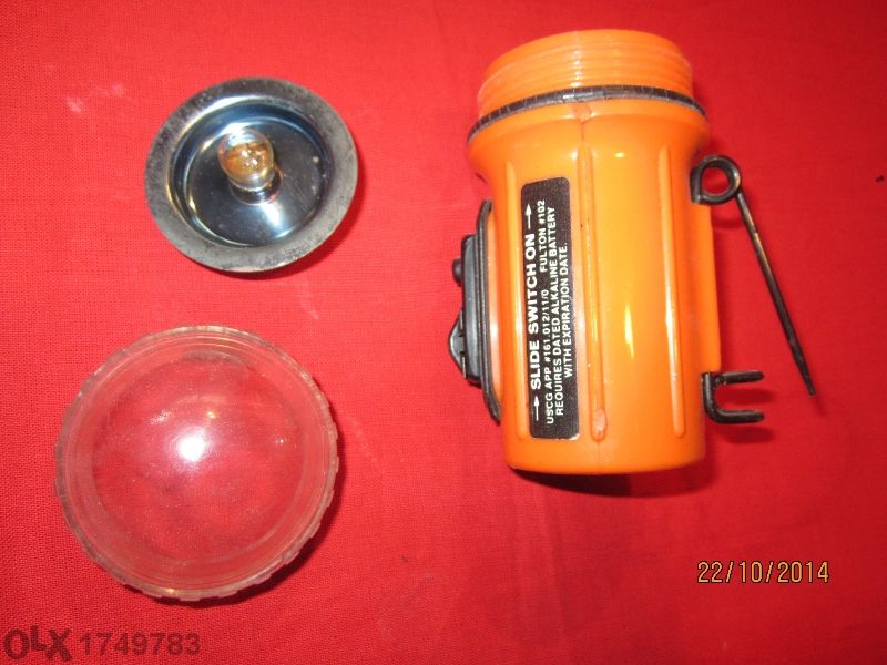 прожектор с антикварна стойност Fulton Mx993/u Military flashlight +ин
