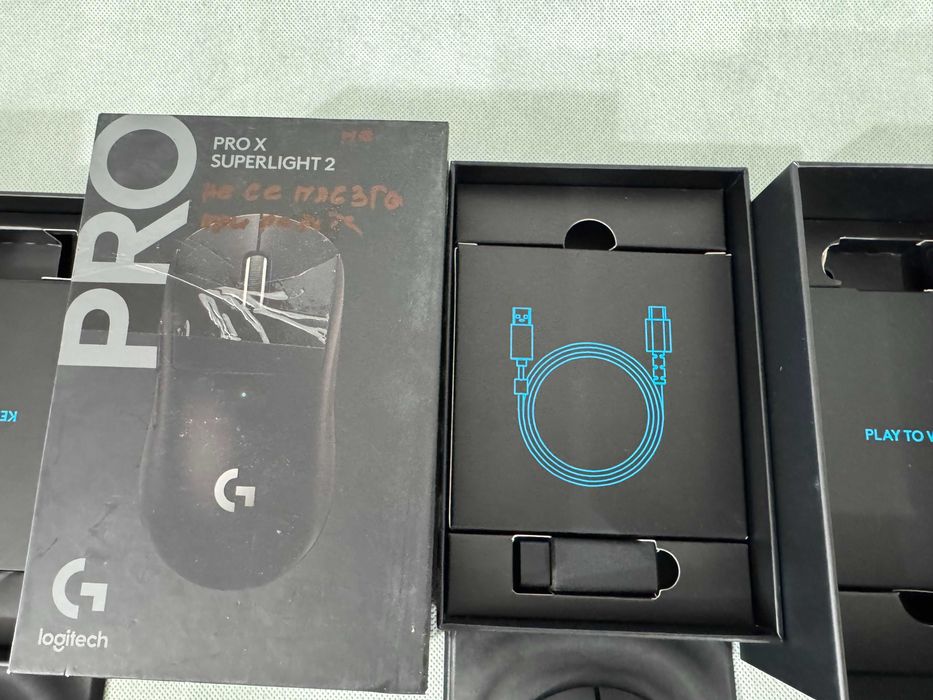Мишка - Logitech PRO X Superlight 2 /PRO X Superlight Бяла /  ЛОТ / Развалени