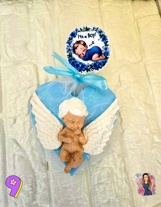 ~°Подаръци за гости -"Ангел"- изработка на гипсов сувенир или сапун°~