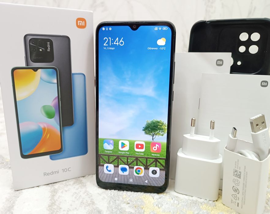 Xiaomi Redmi 10C / 128GB с документами.