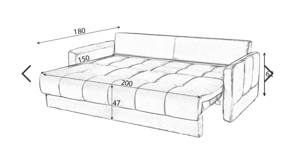 Диван раскладной б/у Авалон Ariba