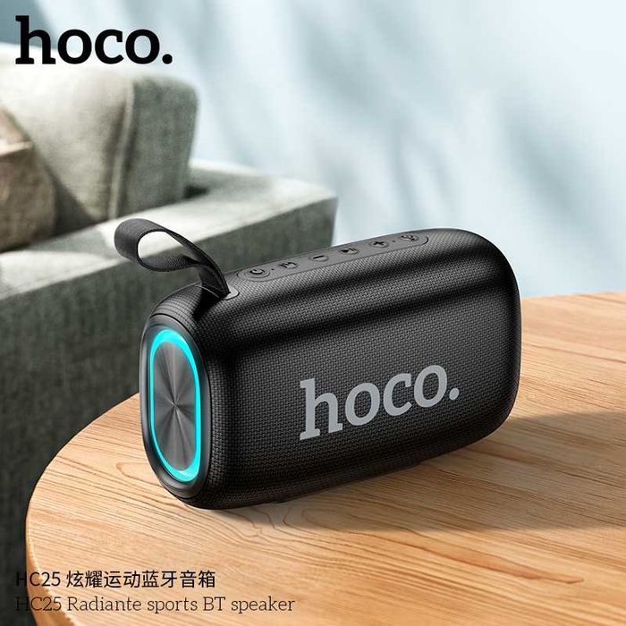 Hoco HC25 Radiante портативная колонка с мощным басом LED-подсветкой