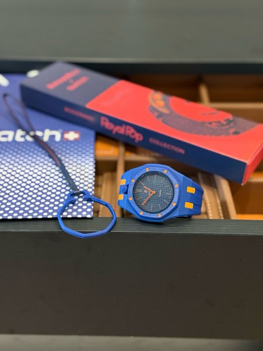 Ceas AP X SWATCH Royal Pop Premium | Bratara inclusa