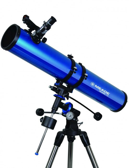 Телескоп Нютон за тераса,градина,пътуване,114мм огледало, може с мотор