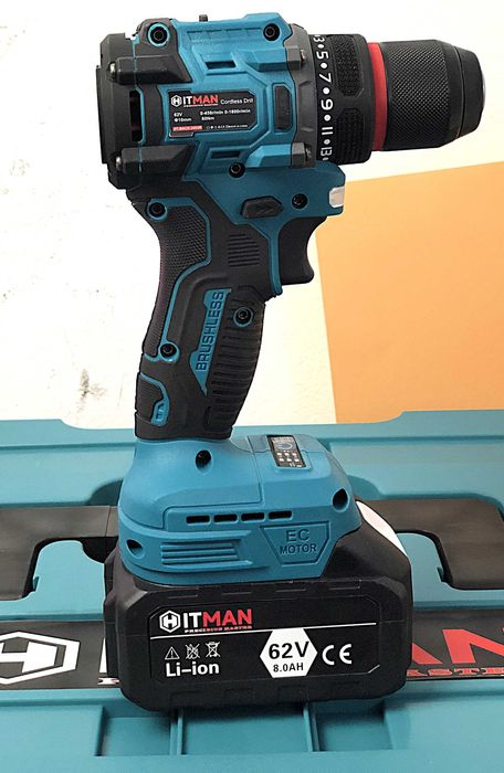 Set scule profesionale Hitman 62V, 3 piese, acumulator