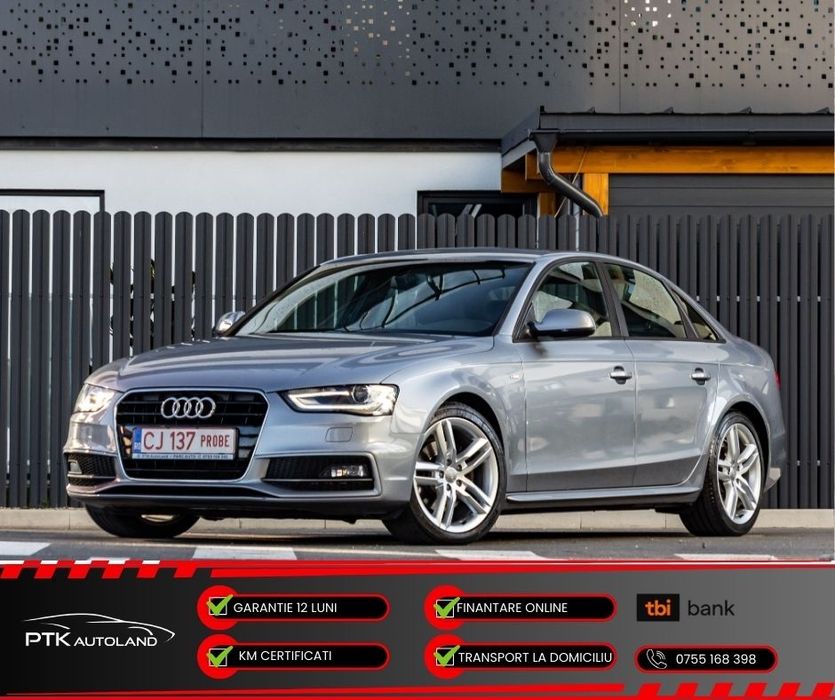 Audi A4 2.0 TDI / S-line / Automat / 150cp / Euro6 / Garantie / Rate