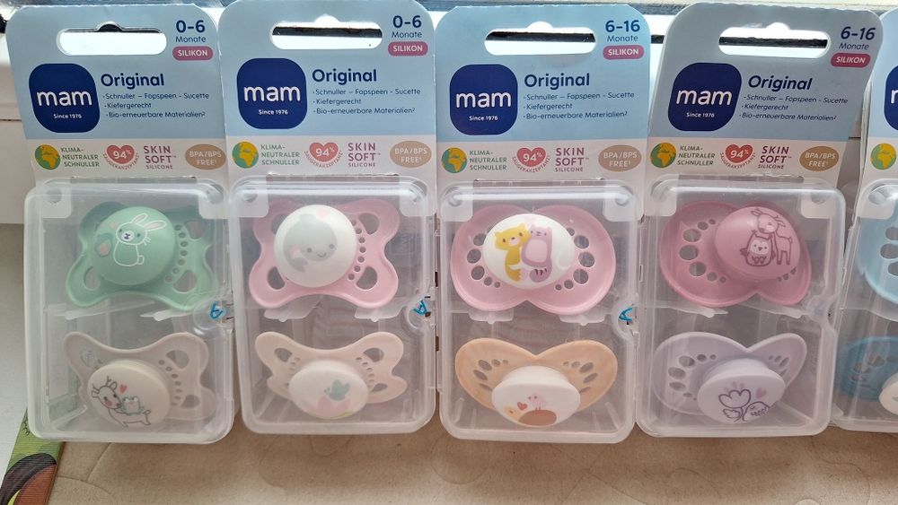 Suzete Mam 0-6 6-16 și 16+